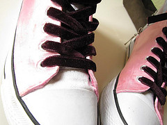 *rosa*Satin*Chucks*