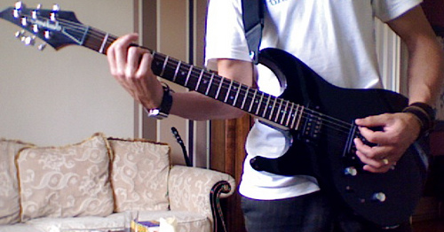 Meine e-Gitarre...