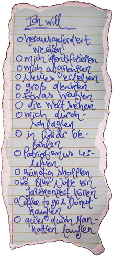 Ich will